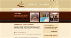 Desktop Screenshot of mikulov-pension.cz